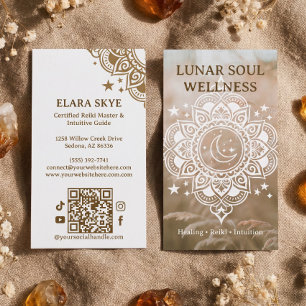 Hemels Mandala Holistische Spirituele Welzijn Visitekaartje