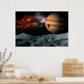 Hemels Marmer Poster (Keuken)