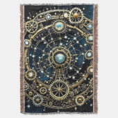 Hemels mechanisme Kosmische Kunst Deken (Voorkant Verticaal)