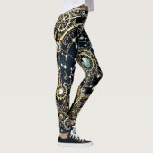 Hemels mechanisme Kosmische Kunst Leggings (Rechts)