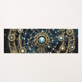 Hemels mechanisme Kosmische Kunst Yogamat (Voorkant (horizontaal))