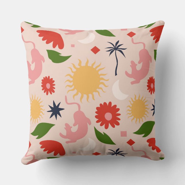 hemels Oerwoud Kussen (Achterkant)