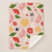 hemels Oerwoud Sherpa Deken (Voorkant)