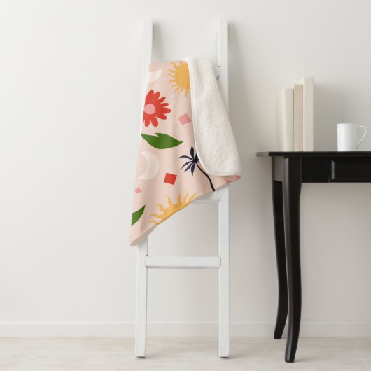 hemels Oerwoud Sherpa Deken (In situ)