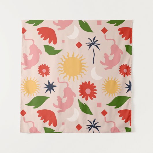 hemels Oerwoud Wandkleed (Voorkant)