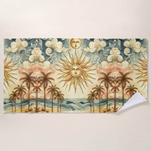 hemels paradijs strandlaken (Voorkant)