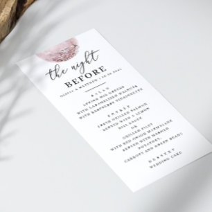 hemels repetitiediner Pink Blush Moon Menu