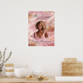 Hemels Roze Wolken Memorial Welkomstbord Poster (Keuken)
