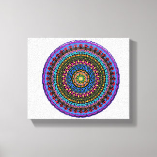 Hemels spectrum Mandala Canvasprint Canvas Afdruk