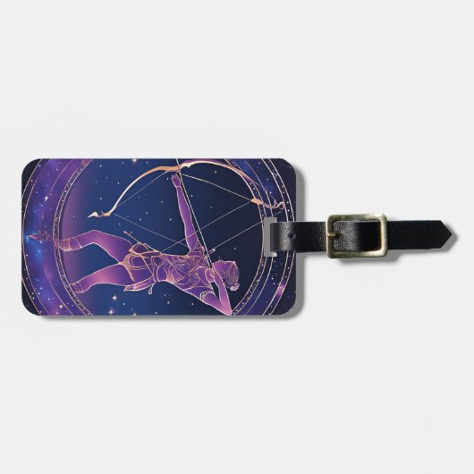 Hemels sterrenbeeld Boogschutter Bagagelabel (Voorkant horizontaal)