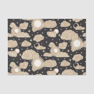 Hemels Toile-engraving (Zonnecorona) Tissuepapier