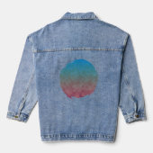 Hemels vervaagd denim jacket (Achterkant)