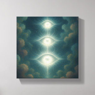 Hemels Visie Canvas Afdruk