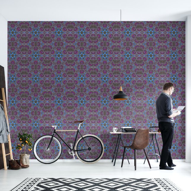 Hemels Werveling Behang (Woonkamer)