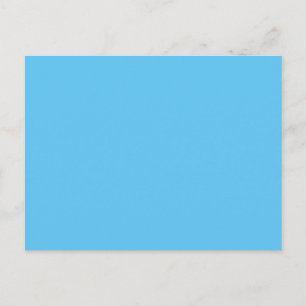Hemelsblauw #5EC5F3, Blauwe Hosta Briefkaart