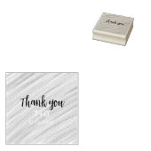 Hemelsblauw dank je voeg koppel naam datum jaar te rubberstempel (Gestempeld)