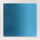 Hemelsblauw en Oceaanblauw Ombre Legpuzzel (Horizontaal)