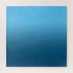 Hemelsblauw en Oceaanblauw Ombre Legpuzzel
