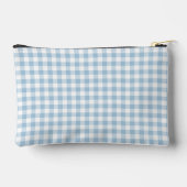 Hemelsblauwe Gingham Monogram Etui (Achterkant)