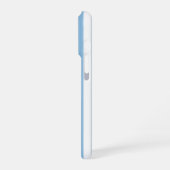 Hemelsblauwe Streep Navy Quirkyl Smile iPhone Hoesje (Linkerkant)