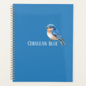 Hemelsblauwe Vogel Planner (Voorkant)