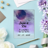 Hemelse Acryl Uitnodiging voor het Huwelijk Acryl Uitnodigingen (Insitu (Huwelijk))