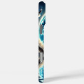 Hemelse Adelaar kijkt over gloeiende oceaan Case-Mate iPhone Case (Achterkant / Rechts)