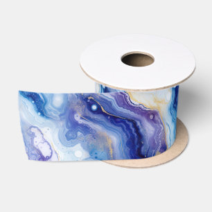 Hemelse Agaat Abstracte Galaxy Steenpatroon Lint