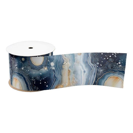 Hemelse Agaat | Abstracte Planeet Steen Lint (Spoel)