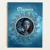 Hemelse alliantie tussen de wolf en de mooie vrouw planner (Voorkant)
