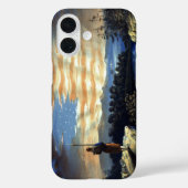 Hemelse Amerikaanse vlag in de lucht, Zouave Burge Case-Mate iPhone Case (Achterkant)