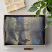 Hemelse Amerikaanse vlag in de lucht, Zouave Burge Tissuepapier (Geschenk)