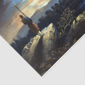 Hemelse Amerikaanse vlag in de lucht, Zouave Burge Tissuepapier (Detail)