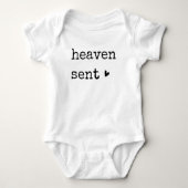 Hemelse Baby Doop Christelijke Baby Romper (Voorkant)