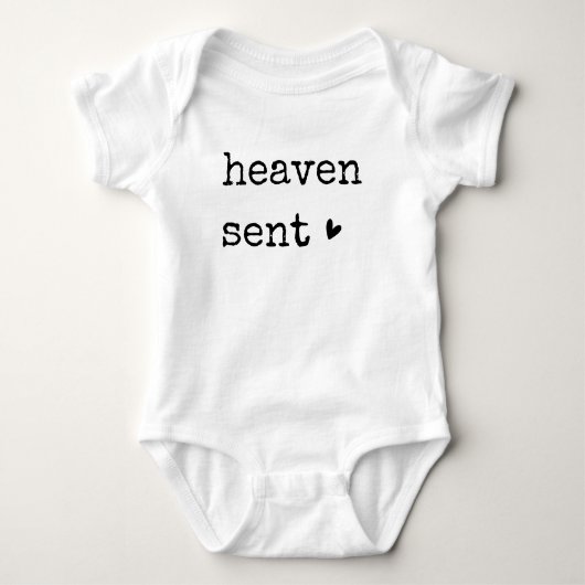 Hemelse Baby Doop Christelijke Baby Romper (Voorkant)