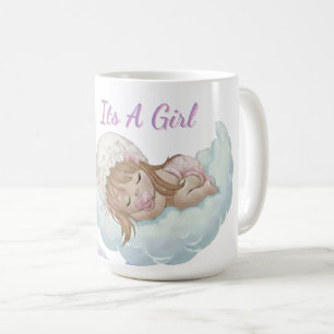 Hemelse babyshower koffiemok