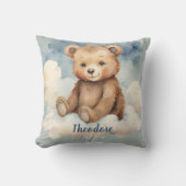 Hemelse Beer Jongens Gepersonaliseerde Kwekerij Kussen (Voorkant)