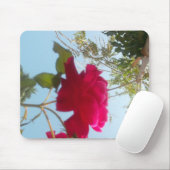 Hemelse Bloei: Een Roos tegen de Hemel Muismat (Met muis)