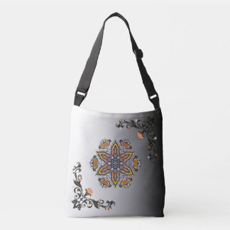 Hemelse Bloem Mandala‑Stijl Bloemstuk Crossbody Tas