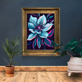 hemelse bloesem foto afdruk