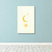 Hemelse Blush Canvas Afdruk (Insitu (Houten vloer))