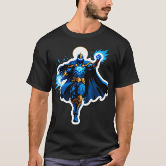 Hemelse Boogridder – Blauwe Energie Opstijging T-shirt