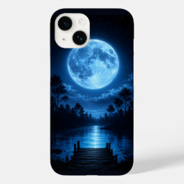 Hemelse Bosreflectie in Maanlicht Esthetiek Case-Mate iPhone 14 Hoesje