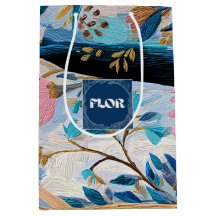 Hemelse Botanische Bloemist Cadeaubag