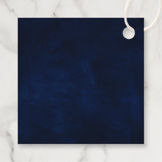 Hemelse bruiloft Sky Moon Sterren Lichten Bedankjes Labels (Achterkant)