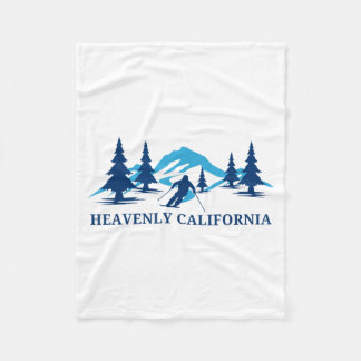 Hemelse Californische skioord bergen Fleece Deken