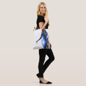 hemelse Canvas tas (Op model)