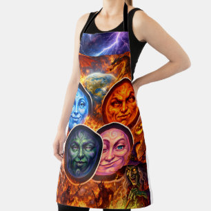 Hemelse chaotische fantasie rituele gotische eleme schort