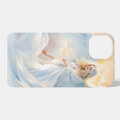 Hemelse Dageraad – Engel van Vrede en Licht iPhone Hoesje (Achterkant horizontaal)