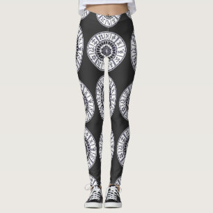 Hemelse Dierenriem Tekens Wiel Mandala Grafische K Leggings